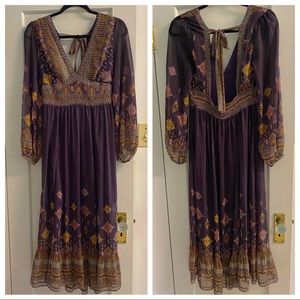 Free People Amethyst Boho Maxi Dress - For a Stevie Nicks Gypsy Goddess